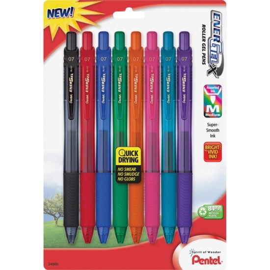 Pentel EnerGel-X Retractable Gel Pens1