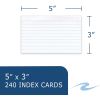 Roaring Spring PaperTrail Ruled Index Cards (240 Count) with Tray2