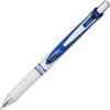 EnerGel Pearl Gel Pen, Retractable, Medium 0.7 mm, Blue Ink, White/Blue Barrel, Dozen1