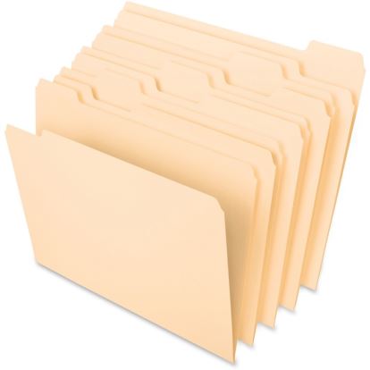 Pendaflex Essentials 1/5 Tab Cut Letter Recycled Top Tab File Folder1