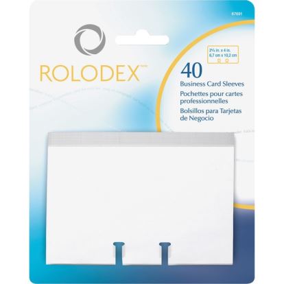 Rolodex Business Card File Refill Sleeves1