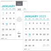 Blueline Blueline Large Print Monthly Wall Calendar3