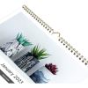 12-Month Wall Calendar, Succulent Plants Photography, 12 x 17, White/Multicolor Sheets, 12-Month (Jan to Dec): 20222