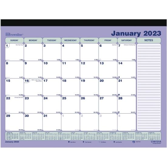 Blueline Magnetic Monthly Desk Pad1