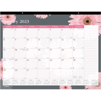 Rediform Monthly Floral Desk Pad1