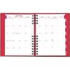 CoilPro Ruled Daily Planner, 8.25 x 5.75, Red Cover, 12-Month (Jan to Dec): 20222