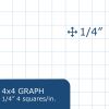 Roaring Spring 4x4 Graph Ruled One Subject Spiral Notebook3