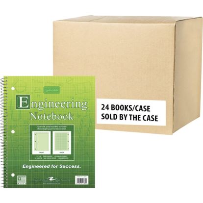 Roaring Spring WB Engineering Book Green 11"x9"1