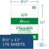 Roaring Spring BioBased College Ruled Recycled Loose Leaf Filler Paper, USDA Certified, 1 Case (24 Packs), 11" x 8.5" 170 Sheets, White Paper2