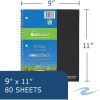 Roaring Spring Environotes College Ruled 1 Subject Recycled Spiral Notebook, 1 Case (24 Total), 11" x 9" 80 Sheets, Assorted Earthtone Covers2