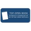 Roaring Spring Environotes College Ruled 1 Subject Recycled Topbound Spiral Notebook, 1 Case (24 Total), 8.5" x 11.5" 70 Sheets, Assorted Earthtone Covers13