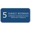 Roaring Spring Environotes College Ruled 5 Subject Recycled Spiral Notebook, 1 Case (12 Total), 11" x 9" 160 Sheets, Assorted Earthtone Covers12