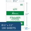 Roaring Spring BioBased College Ruled Recycled Loose Leaf Filler Paper, USDA Certified, 1 Case (48 Packs), 11" x 8.5" 100 Sheets, White Paper2