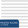 Roaring Spring Blank Manuscript Staff Composition Loose Leaf Music Filler Paper, 1 Case (24 Packs), 12 Stave, 11" x 8.5" 20 Sheets3