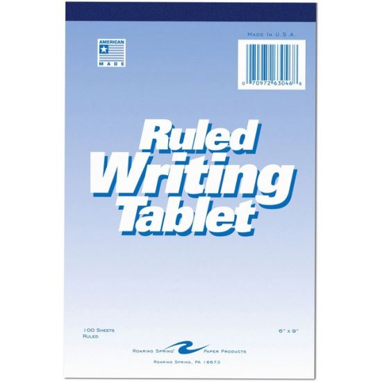 Roaring Spring Ruled Writing Tablets1