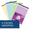 Roaring Spring Enviroshades Case of Mini Recycled Legal Pads, 18 Four Packs, 5" x 8" 40 Sheets, Assorted Colors4
