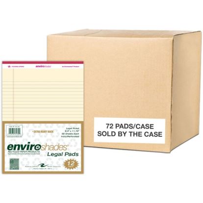 Roaring Spring Enviroshades Case of Recycled Legal Pads1