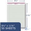 Roaring Spring Enviroshades Case of Recycled Legal Pads, 6 Six Packs, 8.5" x 11.75" 50 Sheets, Assorted Colors7