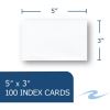 Roaring Spring PaperTrail Unruled Index Cards2