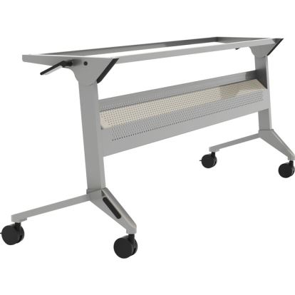 Safco Flip-N-Go Silver Training Table Base1