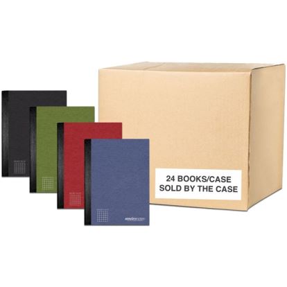 Roaring Spring Environotes 5x5 Graph Ruled Recycled Compostion Book with Sustainable Paper, 1 Case (24 Total), 9.75" x 7.5" 80 Sheets, Assorted Earthtone Covers1