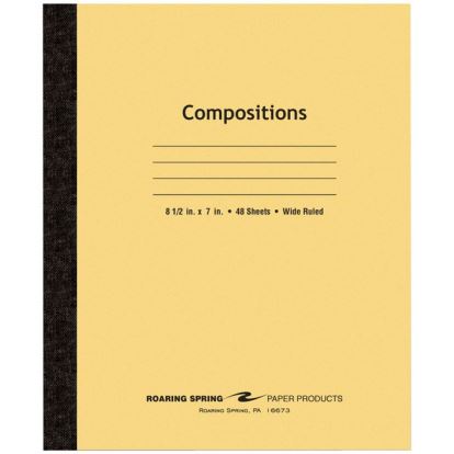 Roaring Spring Wide Ruled Flexible Cover Composition Book1