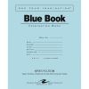 Roaring Spring Recycled Test Blue Exam Book, 1 Case (600 Total), Wide Ruled with Margin, 8.5" x 7" 8 Sheets/16 Pages, Blue Cover2