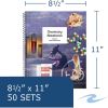 Roaring Spring 4x4 Graph Ruled Spiral Chemistry Lab Notebook with Carbonless Sets, 1 Case (12 Total), 11" x 8.5" 50 Sets, White/Blue Pages2