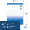 Roaring Spring College Ruled Loose Leaf Filler Paper, 3 Hole Punched, 1 Case (24 Packs), 11" x 8.5" 150 Sheets, White Paper2