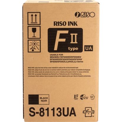 Riso Original Inkjet Ink Cartridge - Black - 2 / Carton1