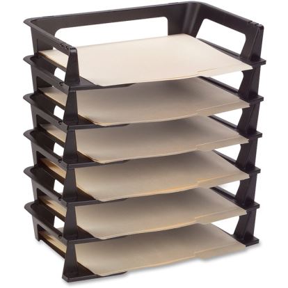 Rubbermaid Regeneration Stacking Letter Trays1