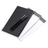 Samsill Value Padfolio Junior - 5.5 Inch x 8.5 Inch Writing Pad - Black5