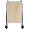 Safco Whiffle Typical Single Rolling Storage Cart2