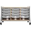 Safco Whiffle Typical Triple Rolling Storage Cart2