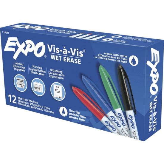 Expo Vis-A-Vis Wet-Erase Markers1