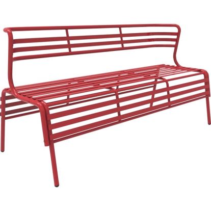 Safco CoGo Steel Outdoor/Indoor Bench1