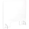 Safco Portable Freestanding Acrylic Sneeze Guard1