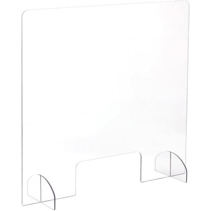 Safco Portable Freestanding Acrylic Sneeze Guard1