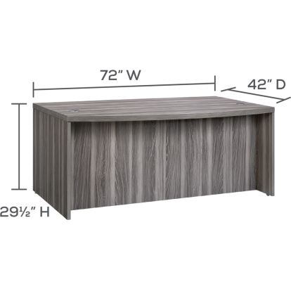 Safco Aberdeen Series 72" Bow Front Desk1