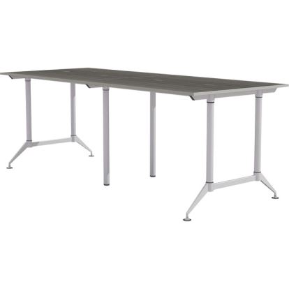 Mayline EVEN Workstation, 2-Person, 24 x 48" , Standing-Height1