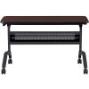 Safco Flip-N-Go Rectangular Training Table2