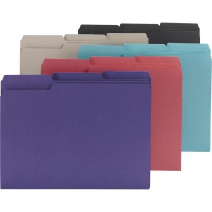 Smead Colored 1/3 Tab Cut Letter Recycled Interior File Folder1