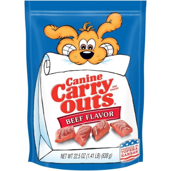 Canine Carryouts Beef Flavor Chewy Dog Treats1