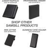 Samsill Letter Zipper Portfolio - Black2