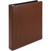 Samsill Contrast Stitch Leather Ring Binder1