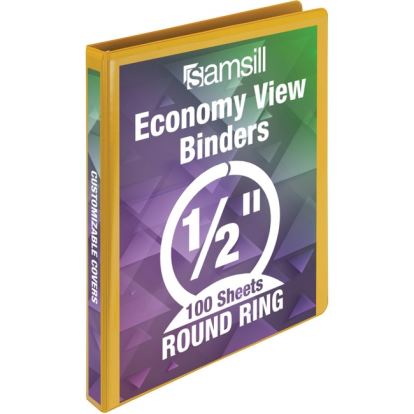 Samsill Economy 1/2" Round Ring View Binder1