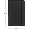 Samsill Classic Journal - 5.25 Inch x 8.25 Inch - Black5