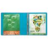 Samsill Earth's Choice Plant-Based Durable 1.5 Inch 3 Ring View Binders - 2 Pack - Turquoise2