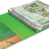 Samsill Earth's Choice Plant-Based Durable 1.5 Inch 3 Ring View Binders - 2 Pack - Lime Green6