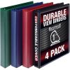 Samsill Durable 1 Inch Binder - Basic Assortment - 4 Pack1